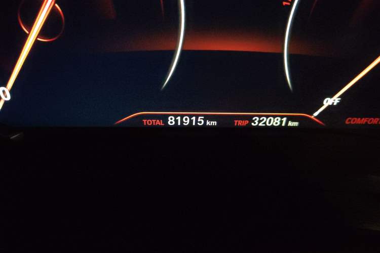 Used BMW X3 2019 xDrive28i M Sport Package Odometer Close Up