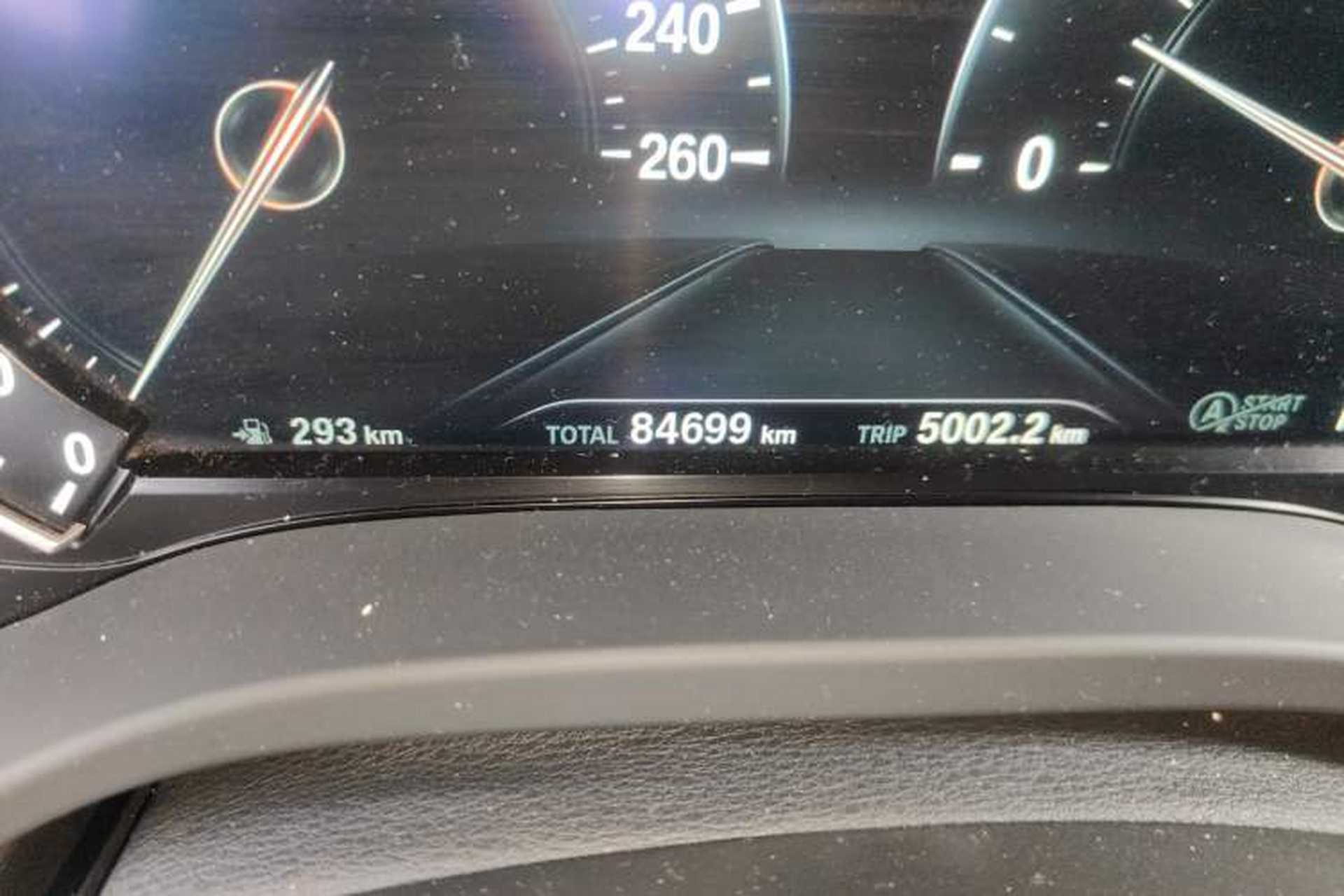 Used BMW X3 2019 xDrive25i M Sport Package Odometer Close Up