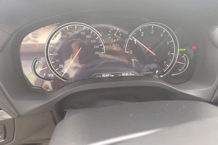 Used BMW X3 2019 xDrive28i M Sport Package Odometer Close Up