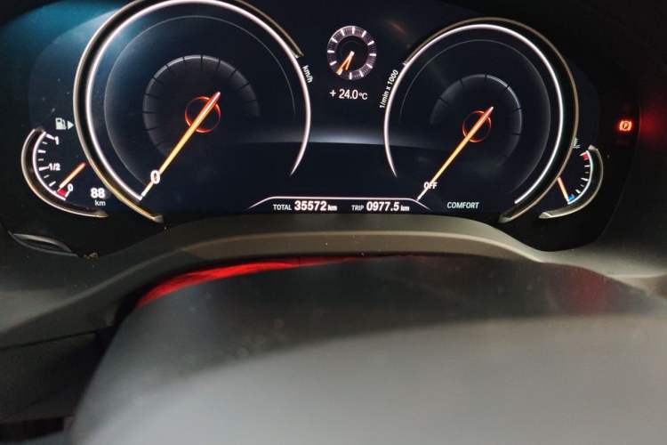 Used BMW X3 2019 xDrive28i M Sport Package Odometer Close Up
