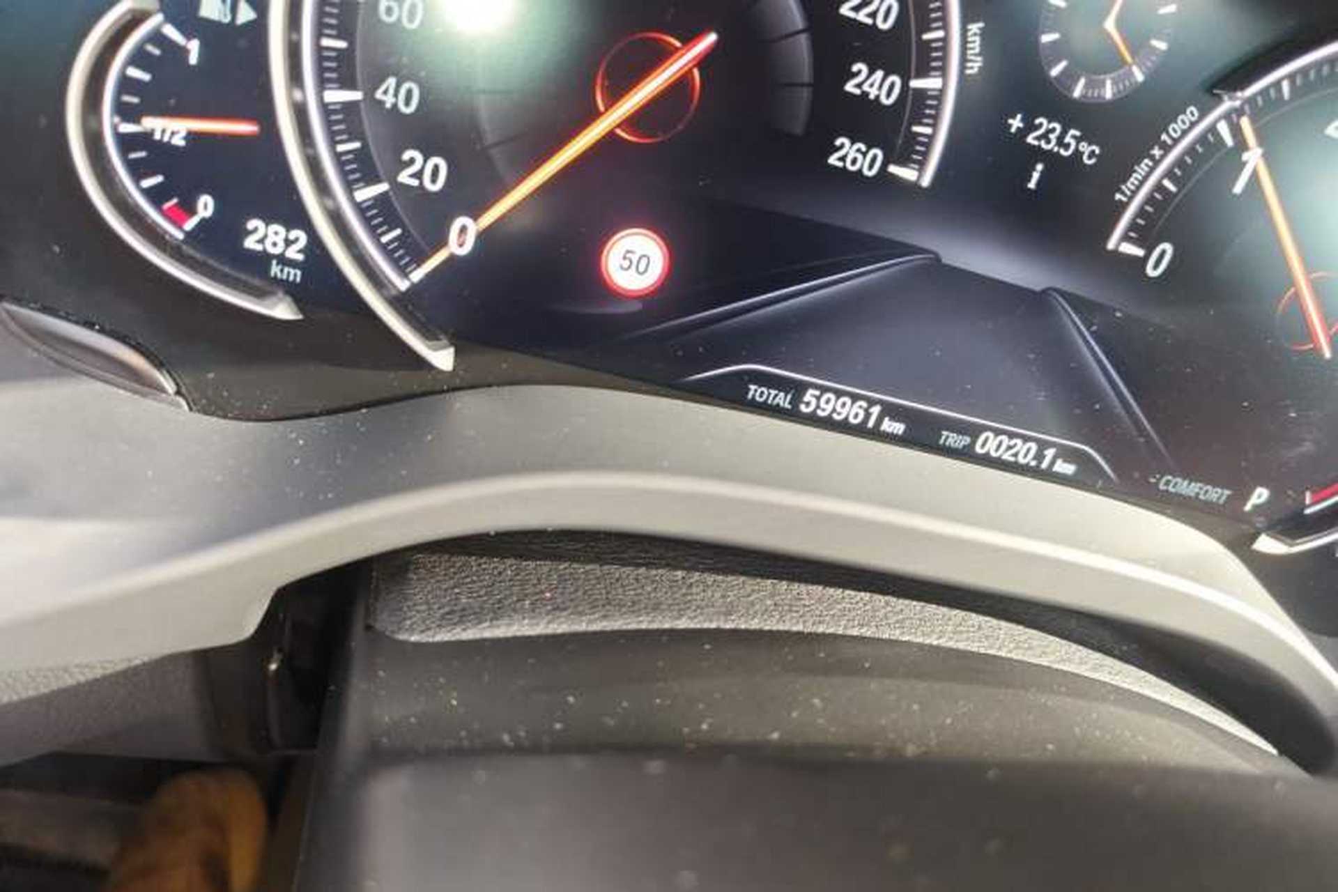 Used BMW X3 2019 xDrive28i M Sport Package Odometer Close Up