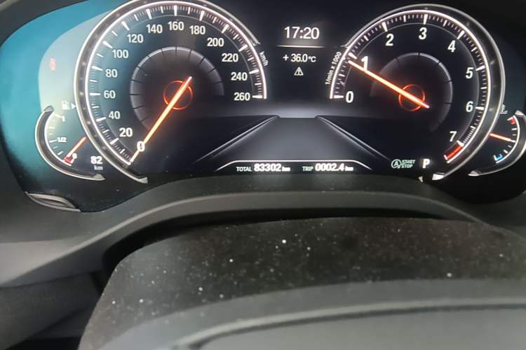 Used BMW X3 2019 xDrive28i Luxury Package Odometer Close Up