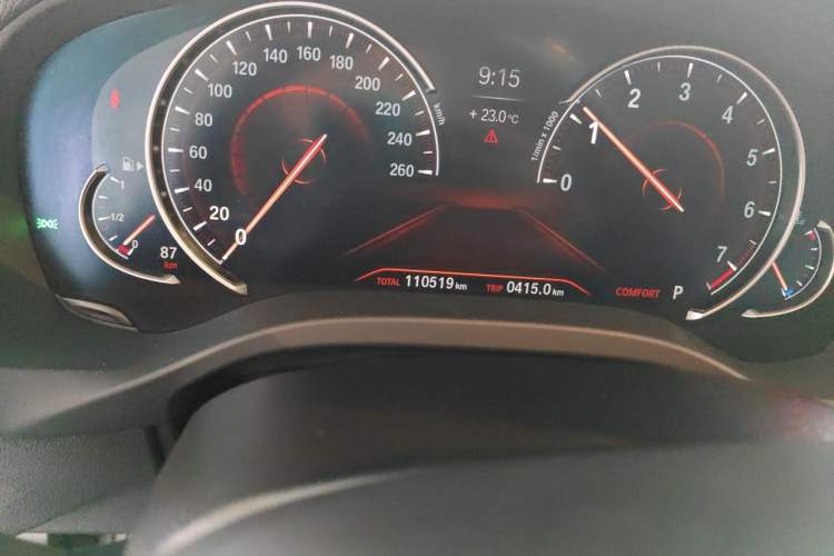 Used BMW X3 2019 xDrive28i M Sport Package Odometer Close Up