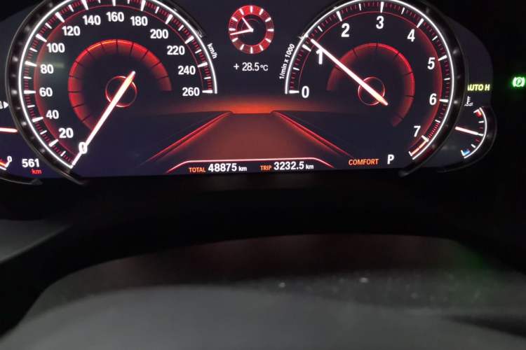Used BMW X3 2019 xDrive28i M Sport Package Odometer Close Up