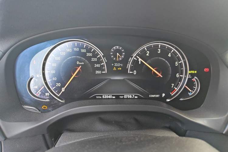 Used BMW X3 2019 xDrive28i M Sport Package Odometer Close Up