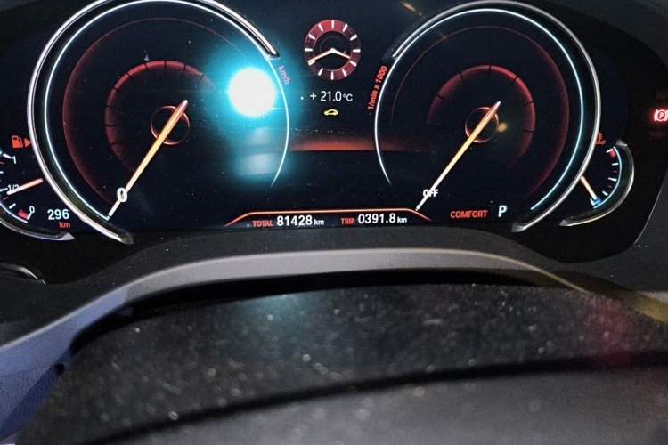 Used BMW X3 2019 xDrive28i M Sport Package Odometer Close Up