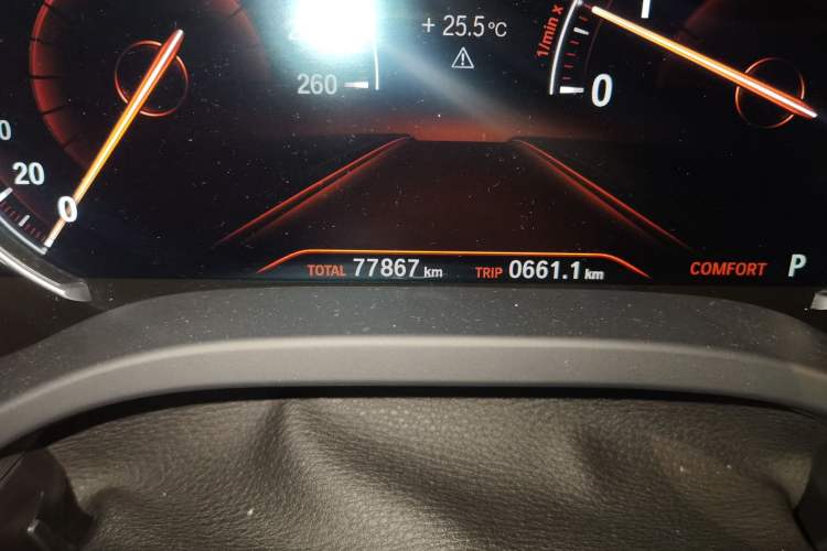 Used BMW X3 2019 xDrive28i M Sport Package Odometer Close Up