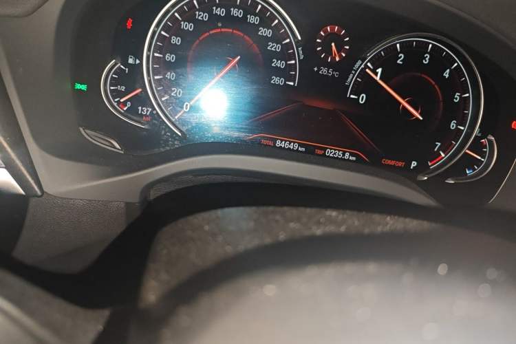 Used BMW X3 2019 xDrive28i M Sport Package Odometer Close Up