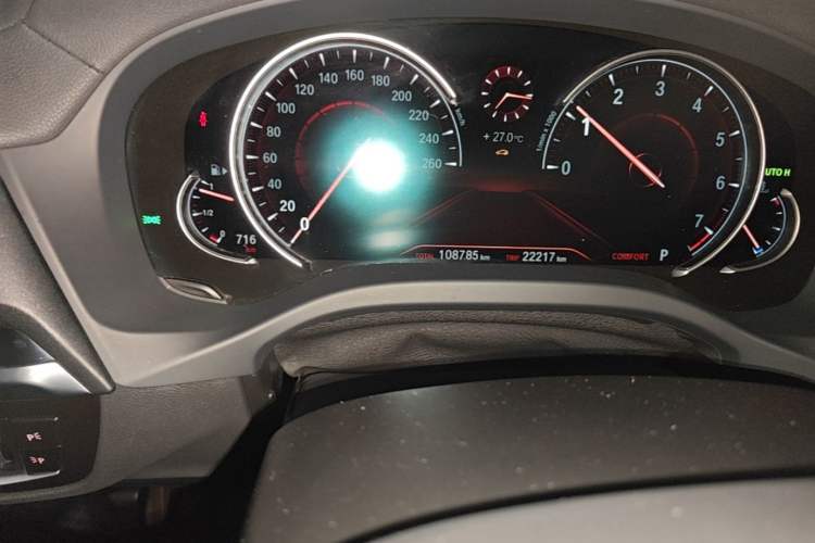 Used BMW X3 2019 xDrive28i M Sport Package Odometer Close Up