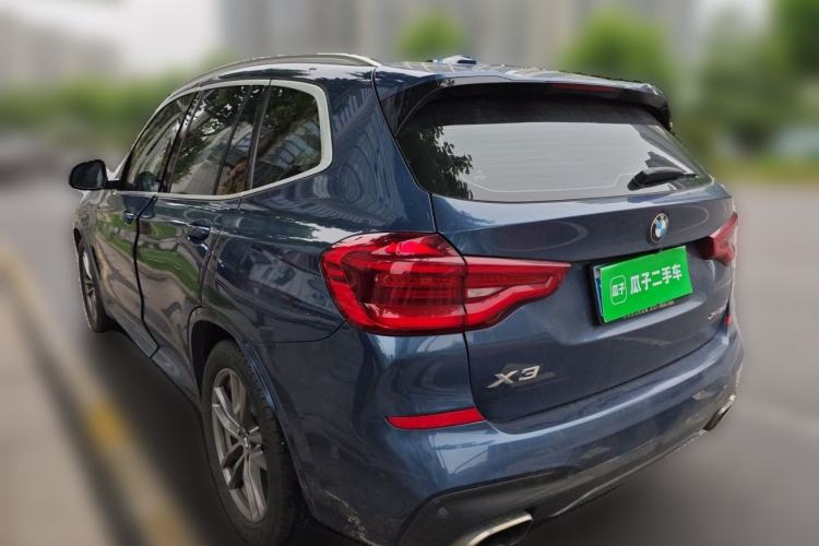 Used BMW X3 2019 xDrive25i Luxury Package Rear Left 45 Deg