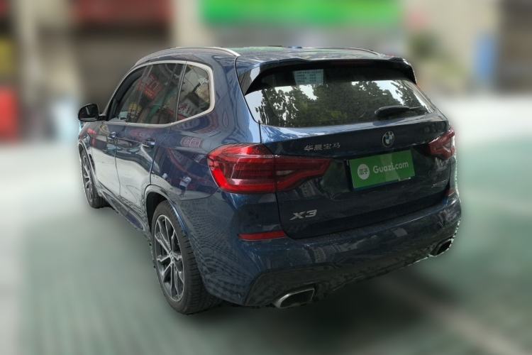 Used BMW X3 2019 xDrive30i Luxury Model with M Sport Package Rear Left 45 Deg