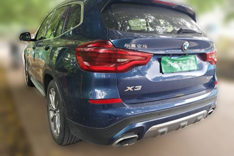 Used BMW X3 2019 xDrive25i Luxury Package Rear Left 45 Deg