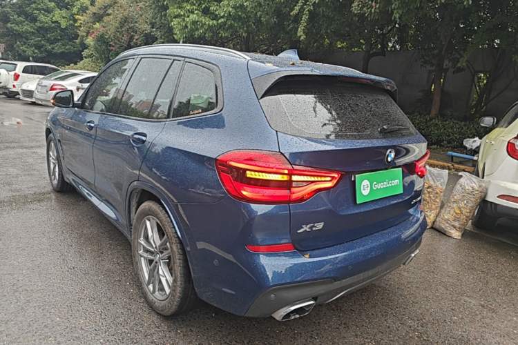 Used BMW X3 2019 xDrive25i M Sport Package Rear Left 45 Deg