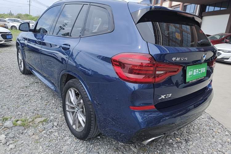 Used BMW X3 2019 xDrive25i M Sport Package Rear Left 45 Deg