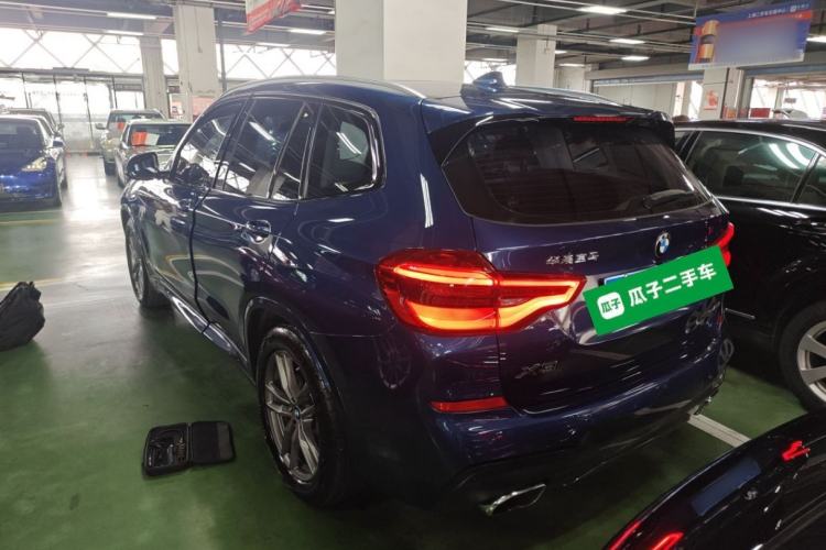 Used BMW X3 2019 xDrive25i M Sport Package Rear Left 45 Deg