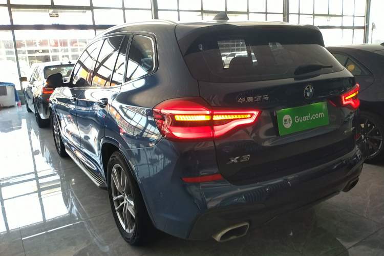 Used BMW X3 2019 xDrive28i M Sport Package Rear Left 45 Deg
