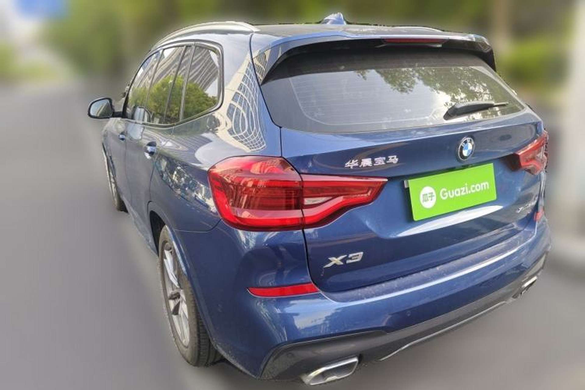 Used BMW X3 2019 xDrive28i M Sport Package Rear Left 45 Deg