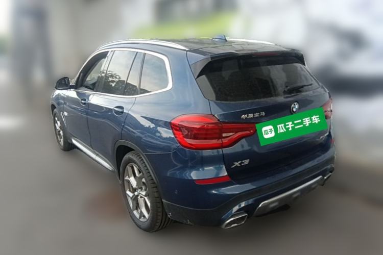 Used BMW X3 2019 xDrive28i Luxury Package Rear Left 45 Deg