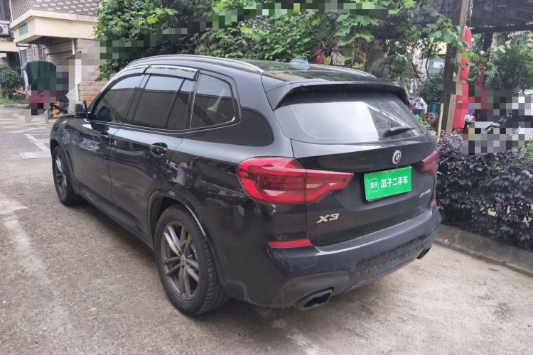 Used BMW X3 2019 xDrive28i M Sport Package Rear Left 45 Deg