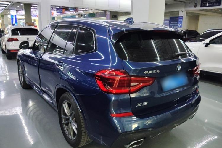 Used BMW X3 2019 xDrive28i M Sport Package Rear Left 45 Deg