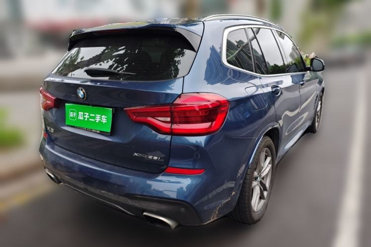 Used BMW X3 2019 xDrive25i Luxury Package Rear Right 45 Deg