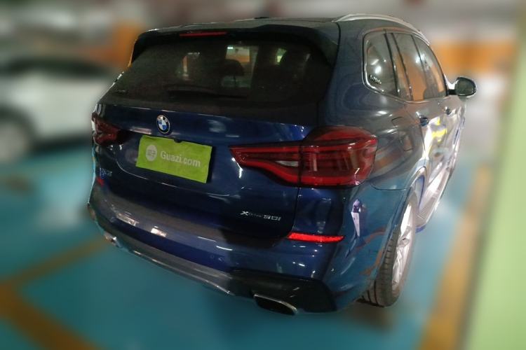 Used BMW X3 2019 xDrive30i Leading Model M Sport Package Rear Right 45 Deg