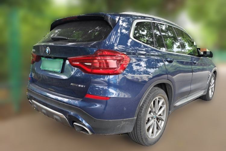 Used BMW X3 2019 xDrive25i Luxury Package Rear Right 45 Deg