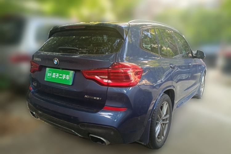 Used BMW X3 2019 xDrive25i M Sport Package Rear Right 45 Deg