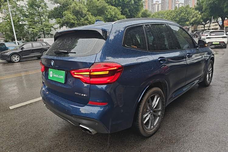 Used BMW X3 2019 xDrive25i M Sport Package Rear Right 45 Deg