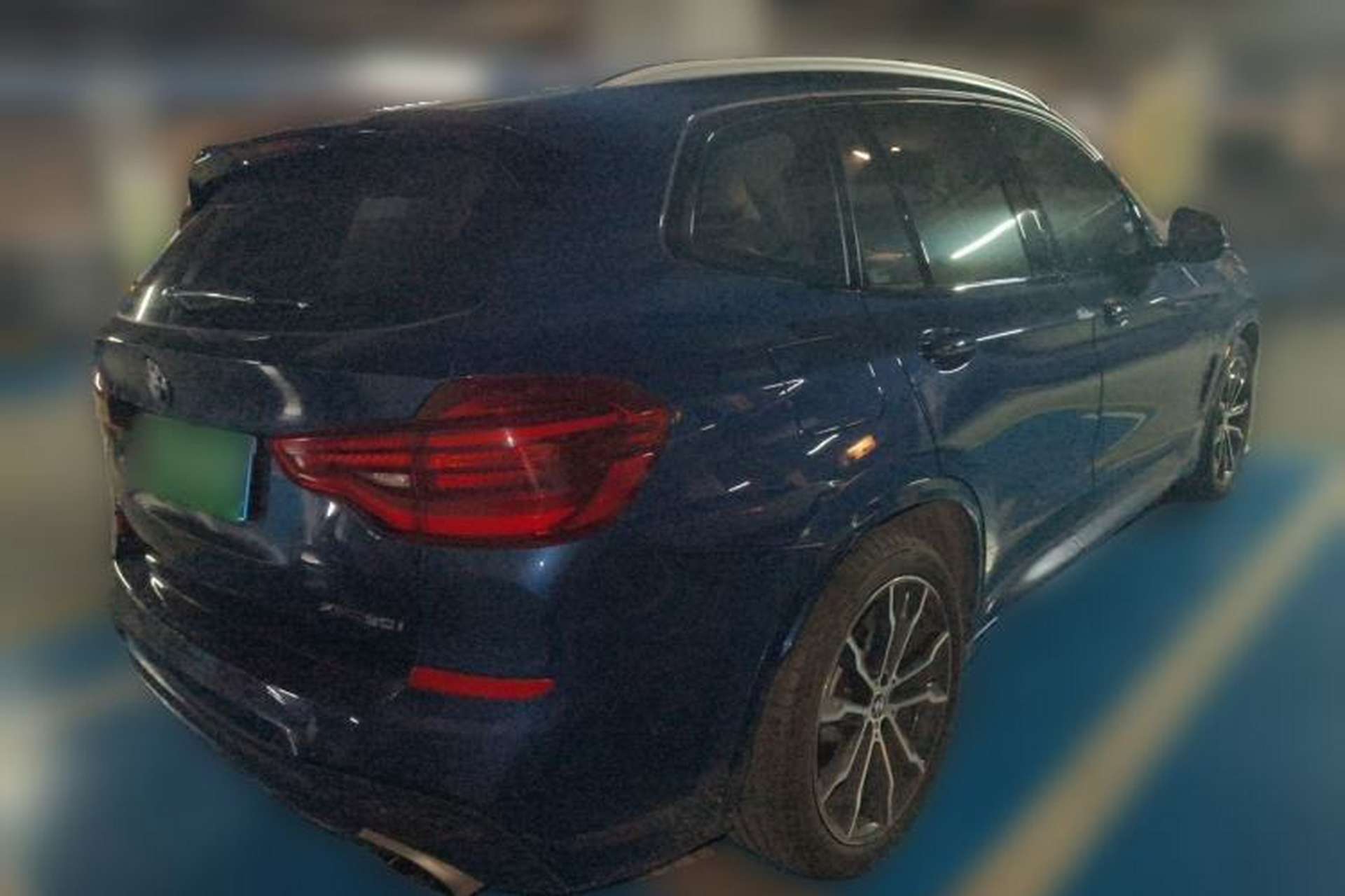 Used BMW X3 2019 xDrive30i Luxury Model with M Sport Package Rear Right 45 Deg