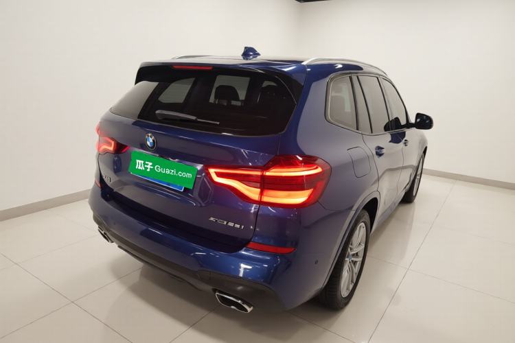 Used BMW X3 2019 xDrive25i M Sport Package Rear Right 45 Deg