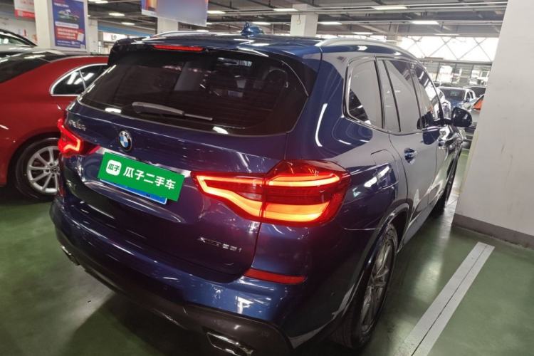 Used BMW X3 2019 xDrive25i M Sport Package Rear Right 45 Deg