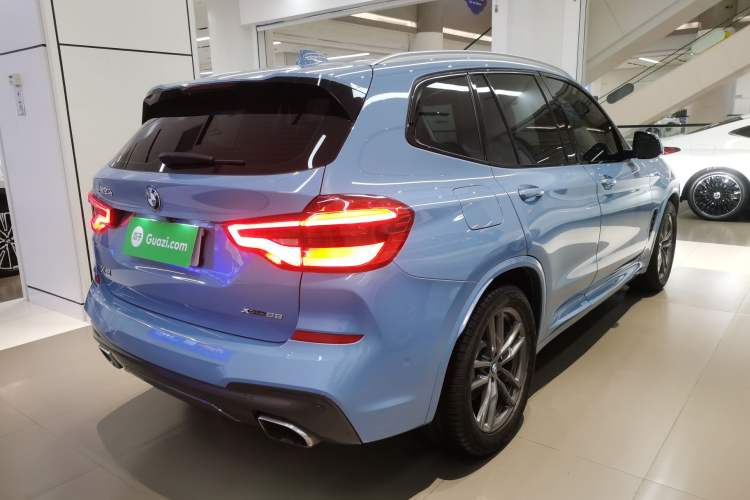 Used BMW X3 2019 xDrive28i M Sport Package Rear Right 45 Deg