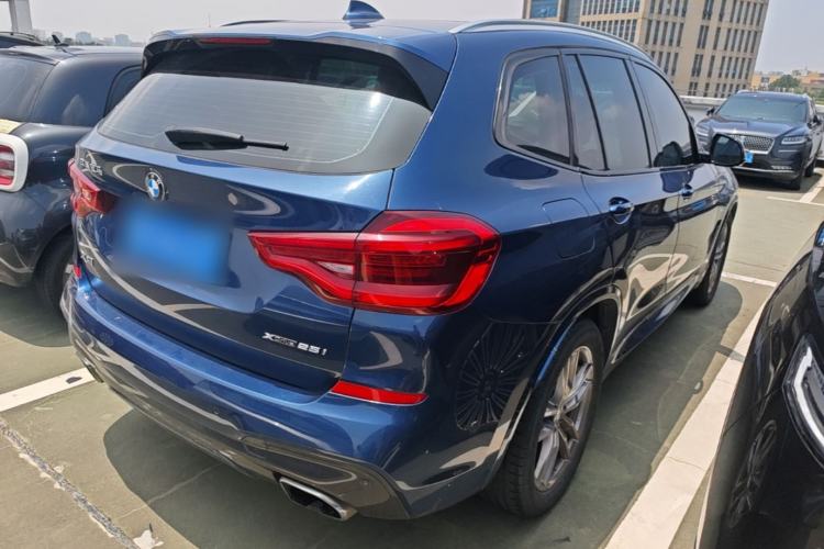 Used BMW X3 2019 xDrive25i M Sport Package Rear Right 45 Deg