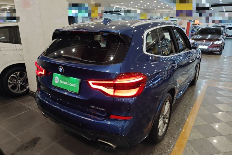 Used BMW X3 2019 xDrive25i M Sport Package Rear Right 45 Deg