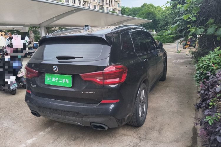 Used BMW X3 2019 xDrive28i M Sport Package Rear Right 45 Deg