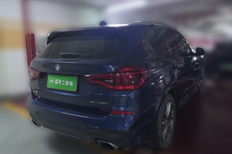 Used BMW X3 2019 xDrive28i M Sport Package Rear Right 45 Deg