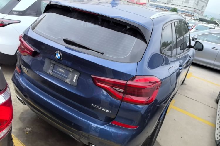 Used BMW X3 2019 xDrive25i M Sport Package Rear Right 45 Deg