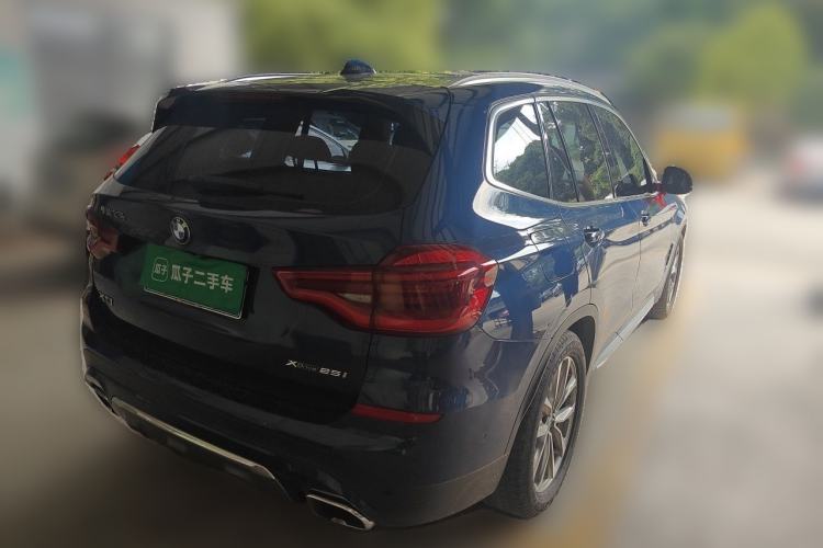 Used BMW X3 2019 xDrive25i Luxury Package Rear Right 45 Deg