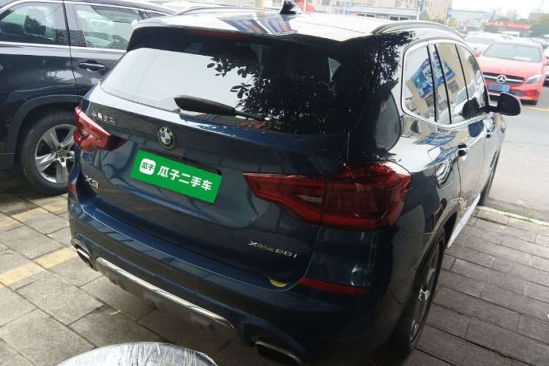 Used BMW X3 2019 xDrive28i Luxury Package Rear Right 45 Deg