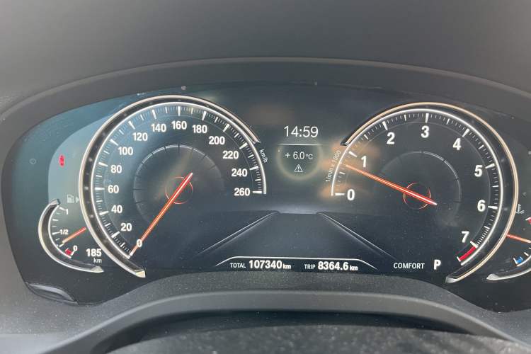 Used BMW X3 2019 xDrive28i Luxury Package Odometer Close Up
