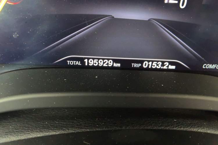 Used BMW X3 2019 xDrive28i Luxury Package Odometer Close Up