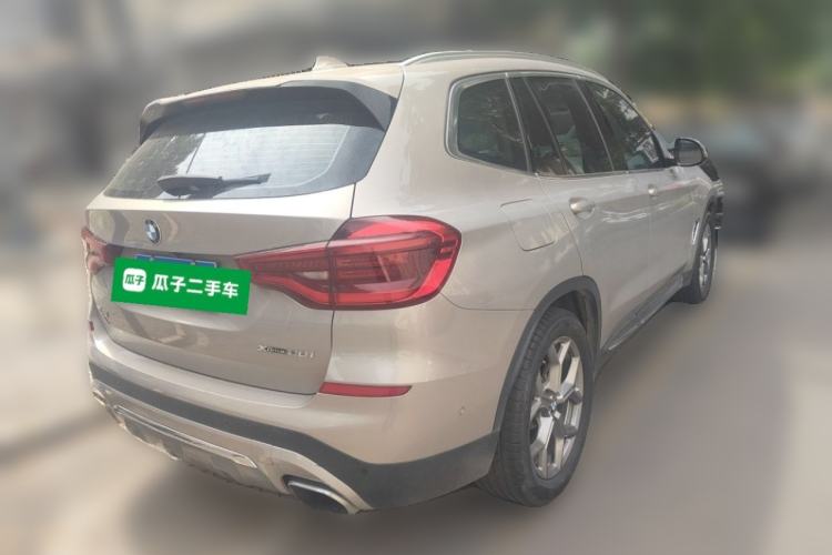 Used BMW X3 2019 xDrive28i Luxury Package Rear Right 45 Deg
