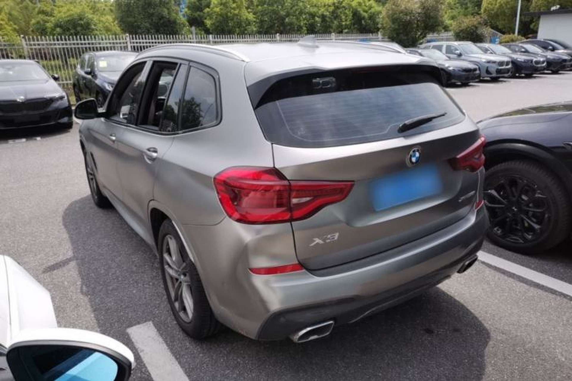 Used BMW X3 2019 xDrive30i Leading Model M Sport Package Rear Left 45 Deg
