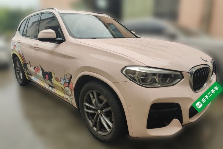 Used BMW X3 2019 xDrive25i M Sport Package Front Right 45 Deg