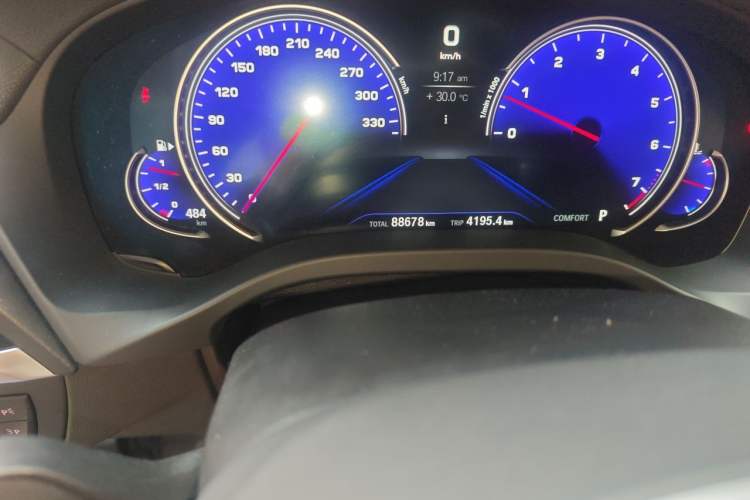Used BMW X3 2019 xDrive28i M Sport Package Odometer Close Up