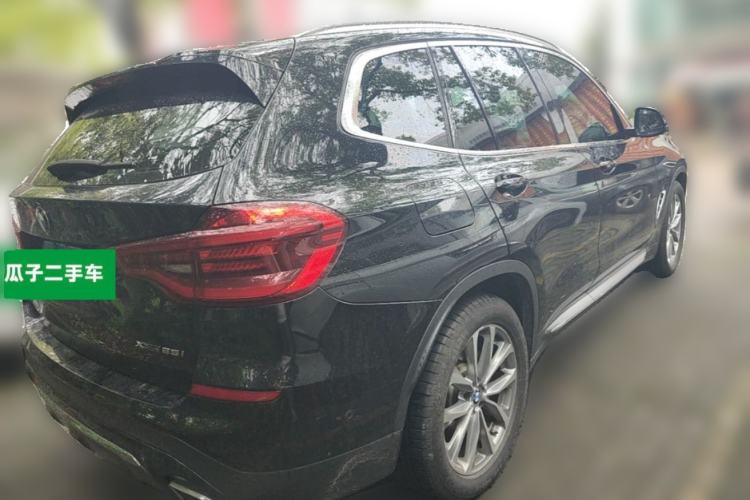 Used BMW X3 2019 xDrive25i Luxury Package Rear Right 45 Deg