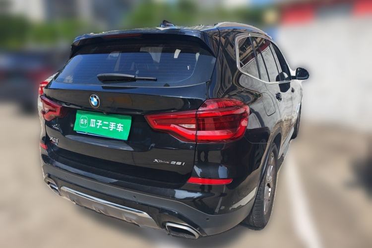 Used BMW X3 2019 xDrive28i Luxury Package Rear Right 45 Deg