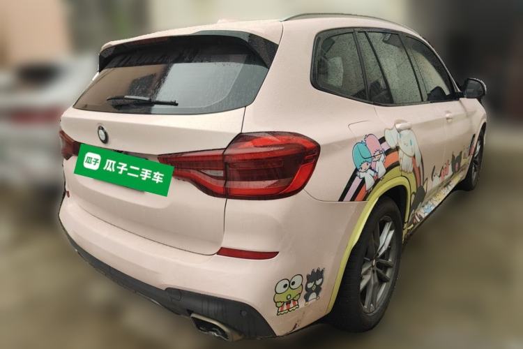 Used BMW X3 2019 xDrive25i M Sport Package Rear Right 45 Deg