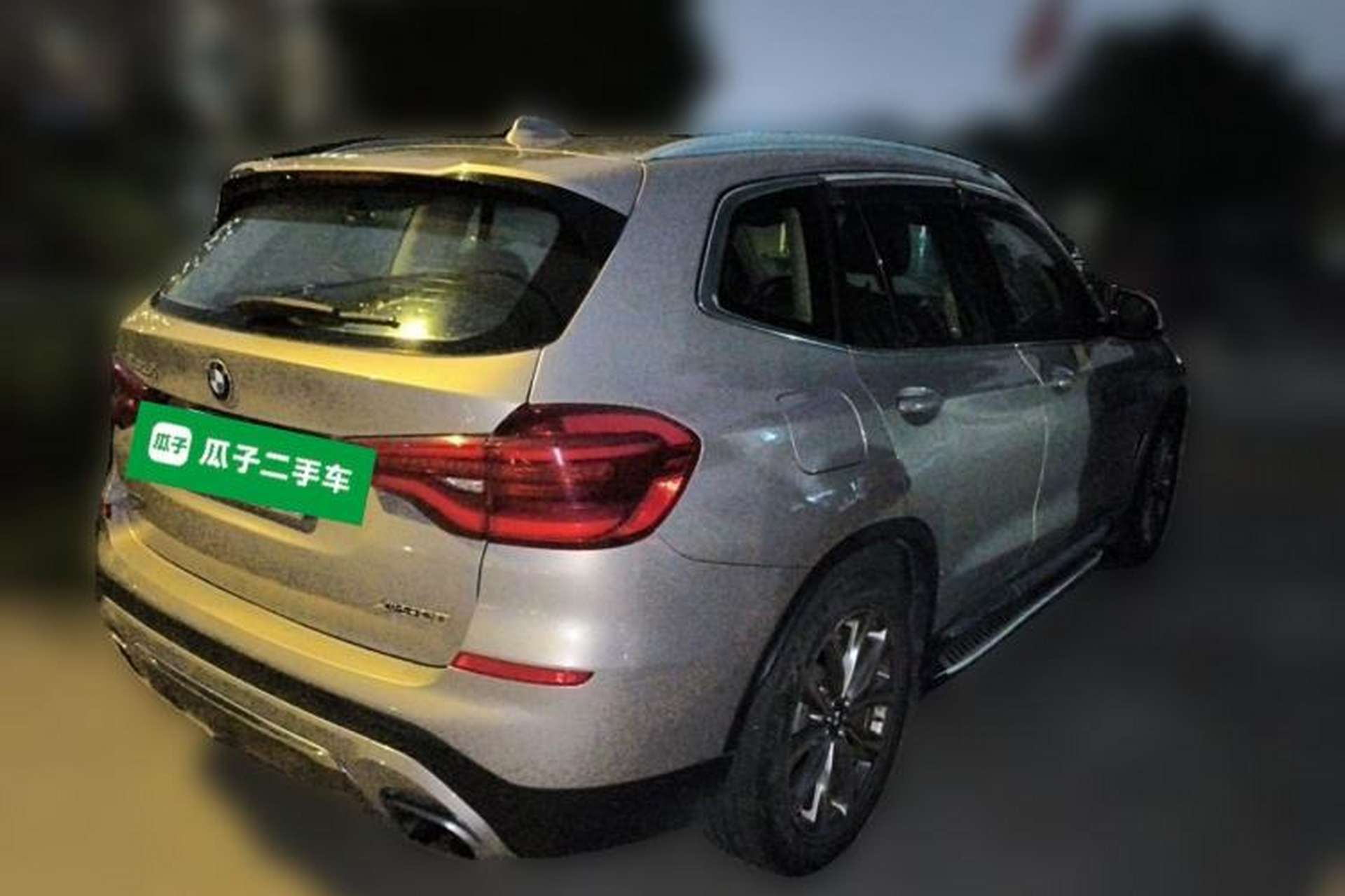 Used BMW X3 2019 xDrive25i Luxury Package Rear Right 45 Deg
